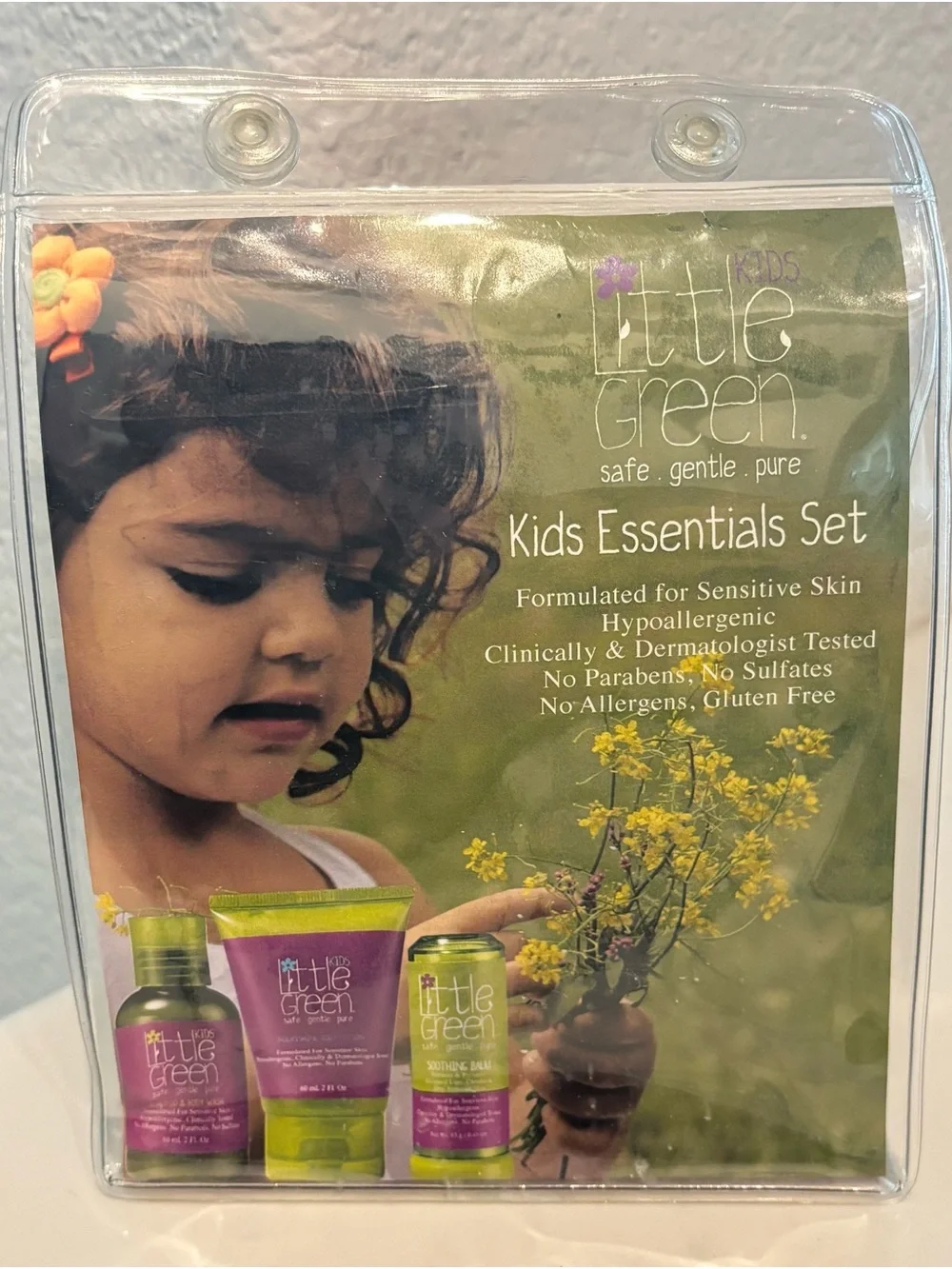 Little Green Kids Nourishing Travel Care Set